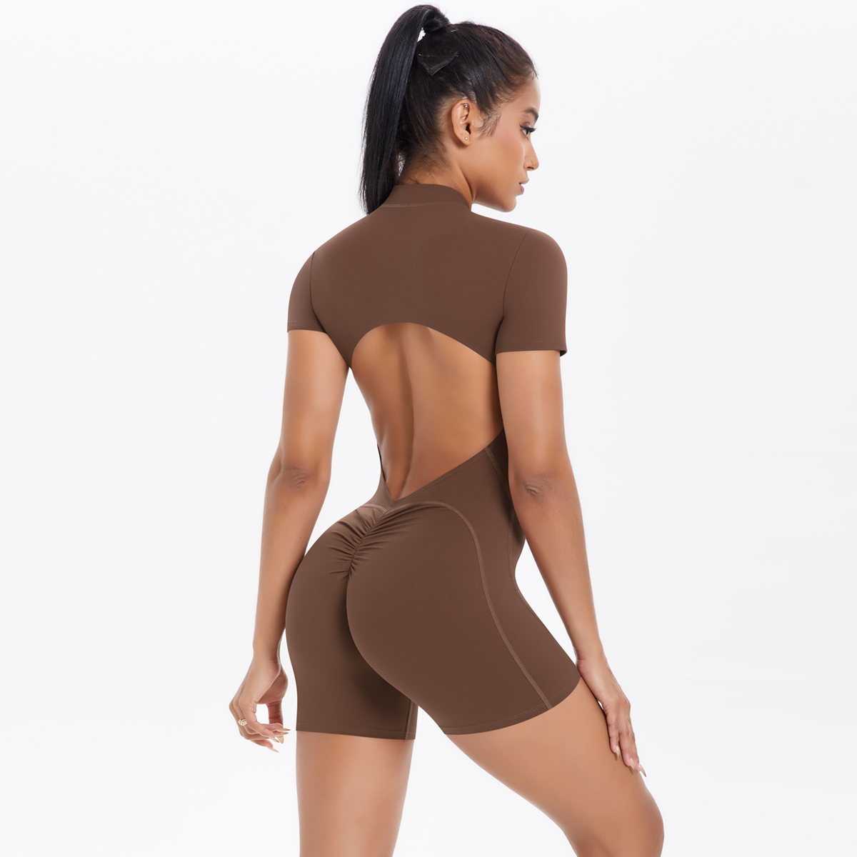 Women Gym Jumpsuit Short Yoga  - đánh giá và giá Yoga Fitness Kit
