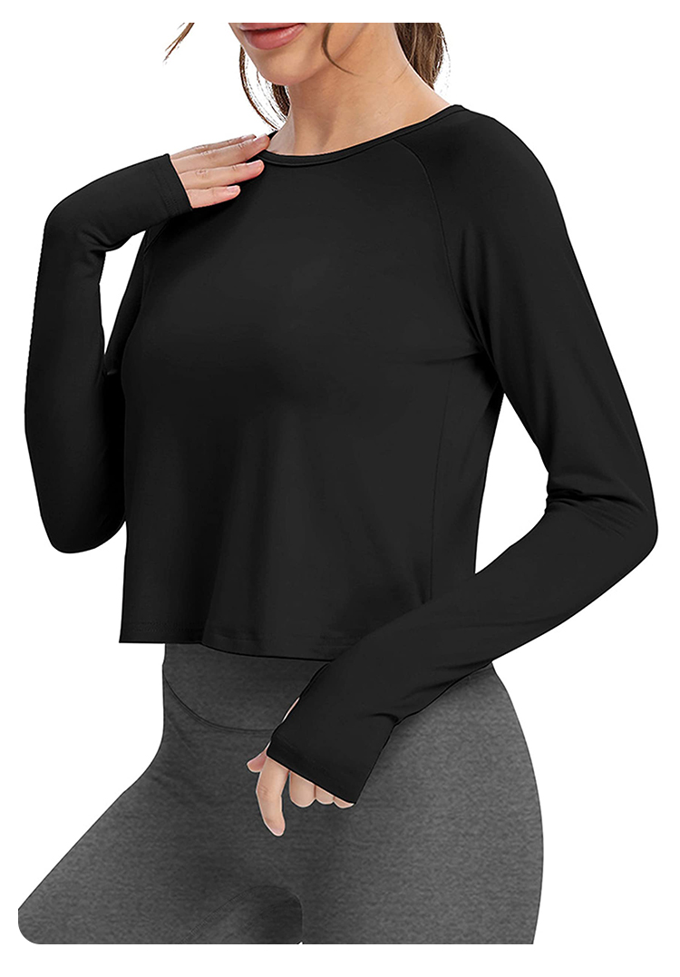 Women's Long Sleeve Yoga vest  - đánh giá và giá Yoga & Fitness With Denise