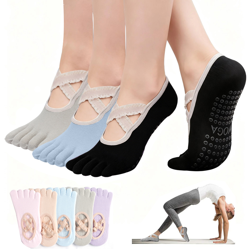 Ladies Non-Slip Pilates Socks  - đánh giá và giá Yoga Fitness Pilates