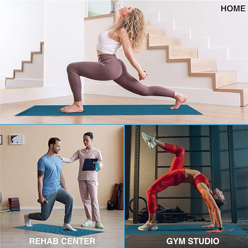 Custom TPE Non-Slip Yoga Mat E - đánh giá và giá Yoga Fitness Logo Design