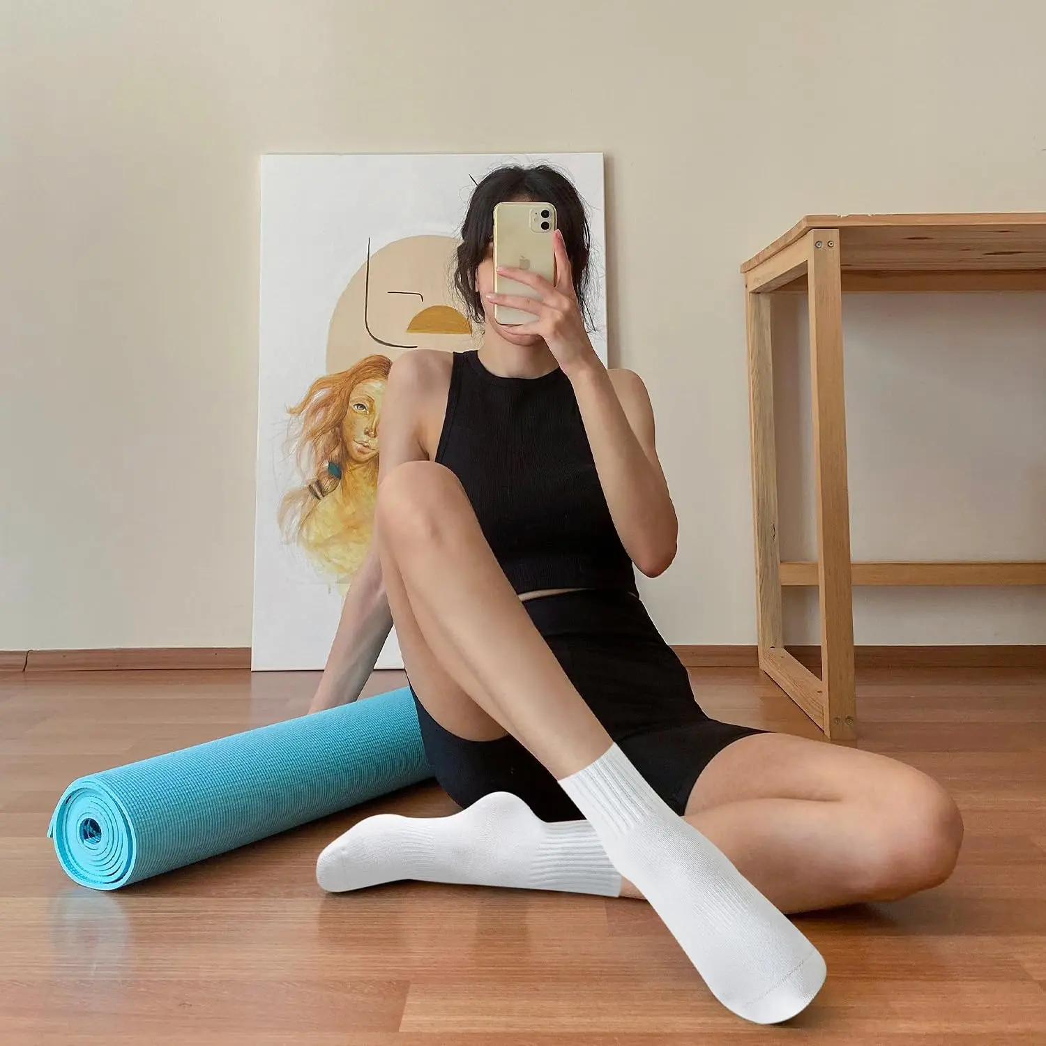 4 pairs of women's yoga socks, - đánh giá và giá Yoga & Fitness With Denise