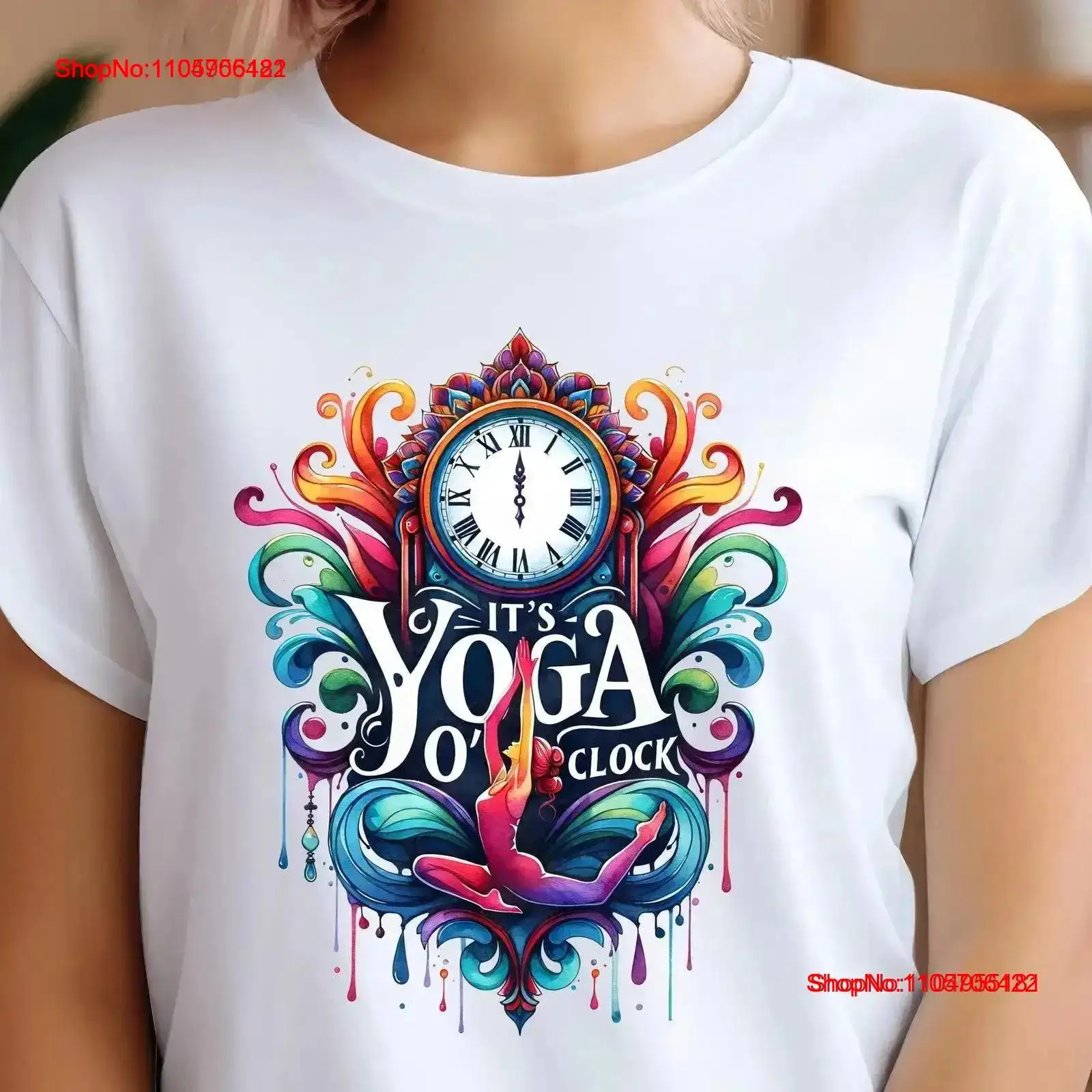 Yoga T Shirt It's O'Clock Medi - đánh giá và giá Yoga Fitness Instructor