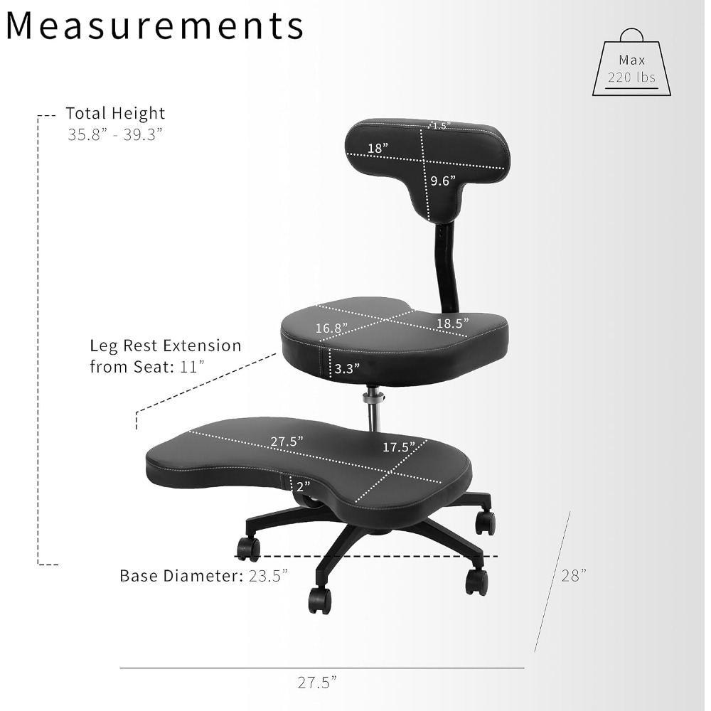 Cross Legged Office Chair with - đánh giá và giá Yoga & Fitness With Denise