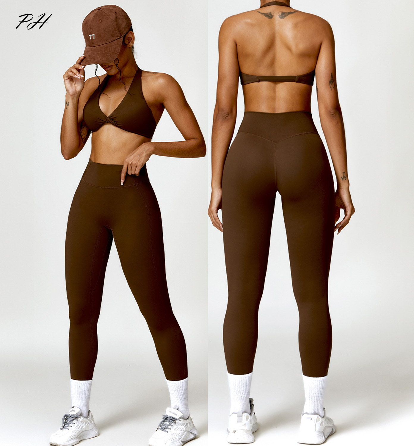 2PCS Yoga Set Nude Feeling Wor - đánh giá và giá Yoga Fitness Zumba
