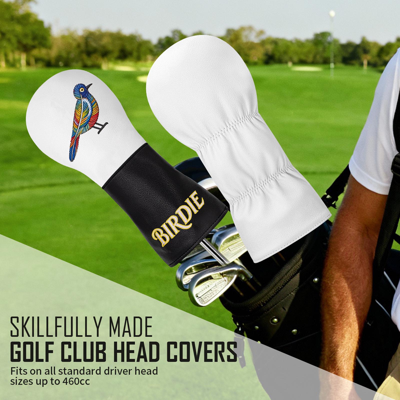 Colorful Bird Embroidery Golf  - đánh giá và giá Resistance Bands