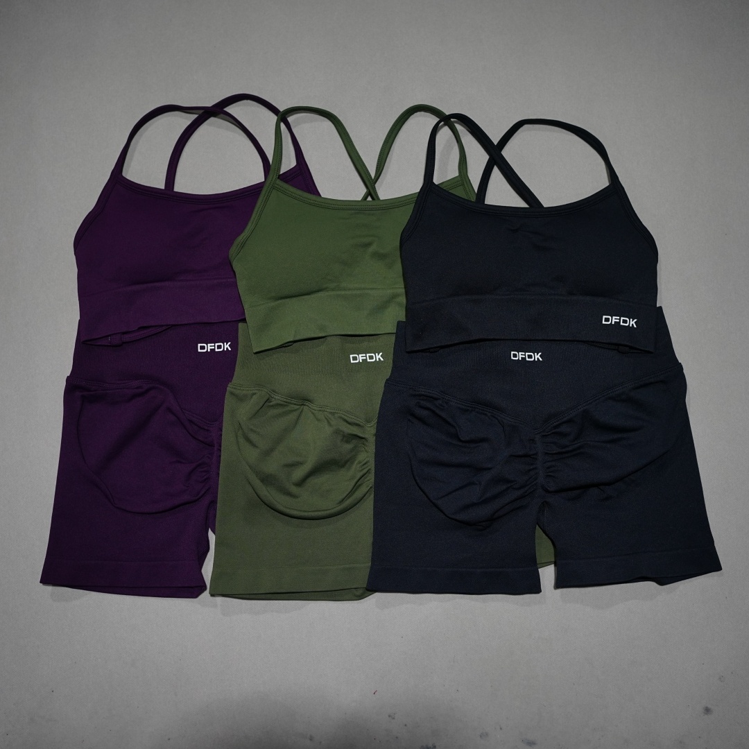 DFDK High Waist Short Leggings - đánh giá và giá Yoga Fitness Zumba
