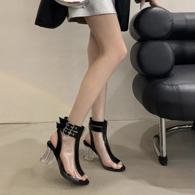 Crystal Heel Zip Sandals Summe - đánh giá và giá Resistance Bands