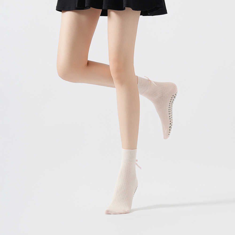 Cute Bowknot Yoga Socks Girls  - đánh giá và giá Fitness Yoga